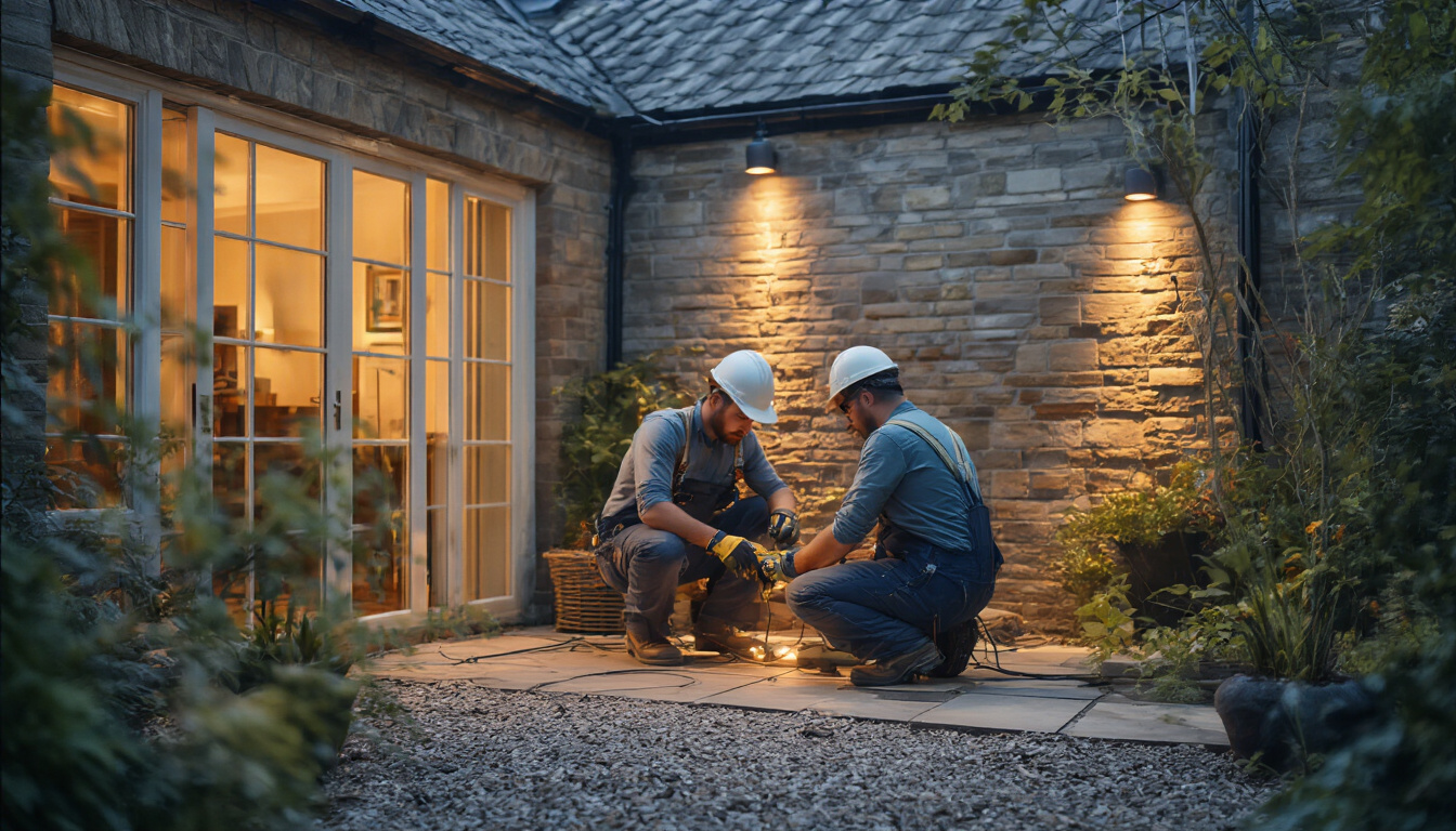 Electrical fittings and cabling work