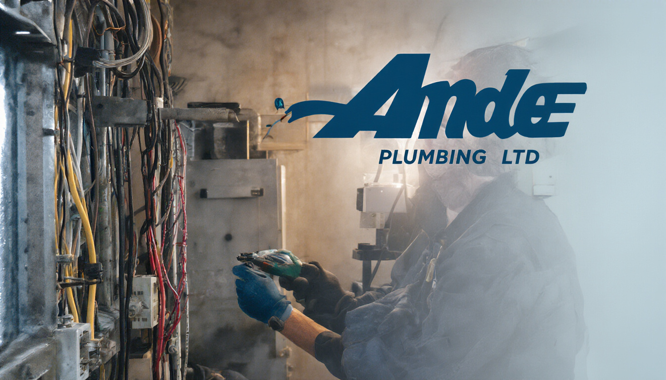 Electrician working with tools