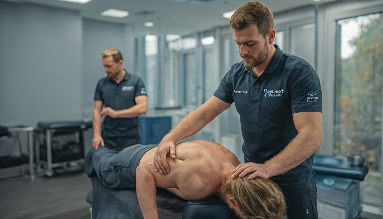 Deep tissue therapy session by Nerijus Zilinskas